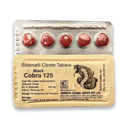 Black cobra 125mg tablet